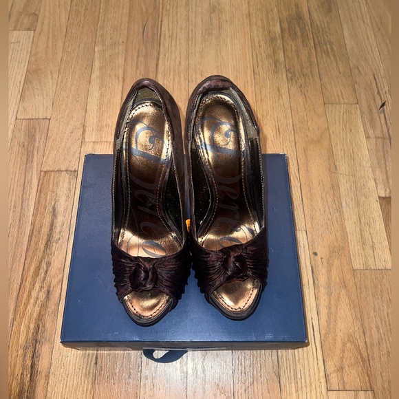 Deréon Heels Size 7 Brown - Picture 3 of 11